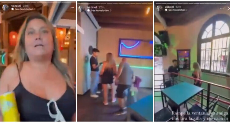 Detienen a Denisse Campos por agredir y escupir a personal de un bar en Viña del Mar