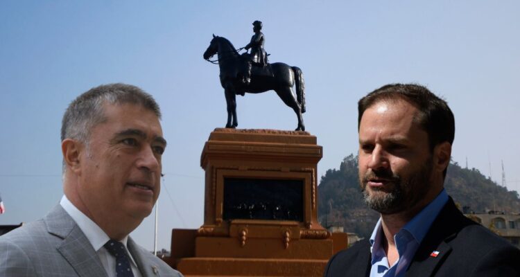 “No se va”: Desbordes y Bellolio valoran rectificación del CMN por ubicación de estatua de Baquedano