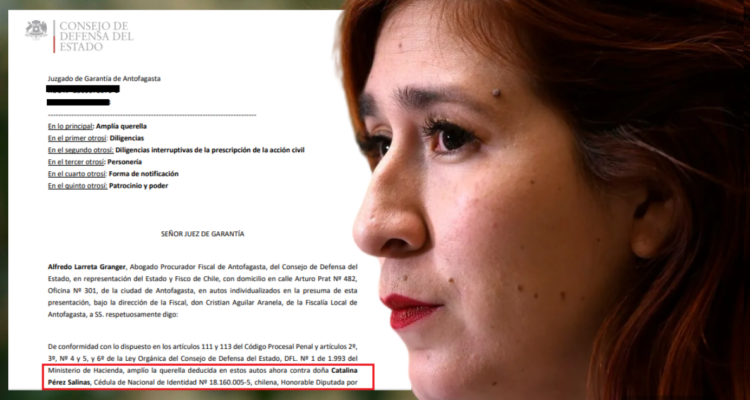 Querella del CDE por fraude al Fisco revela todos los chats que complican a diputada Catalina Pérez