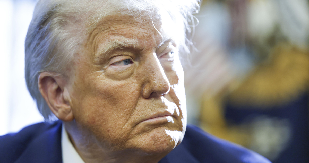 Donald Trump en la Oficina Oval