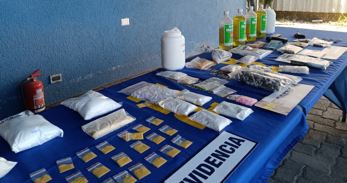 Droga abultada en Lota