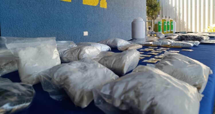 Droga abultada en Lota