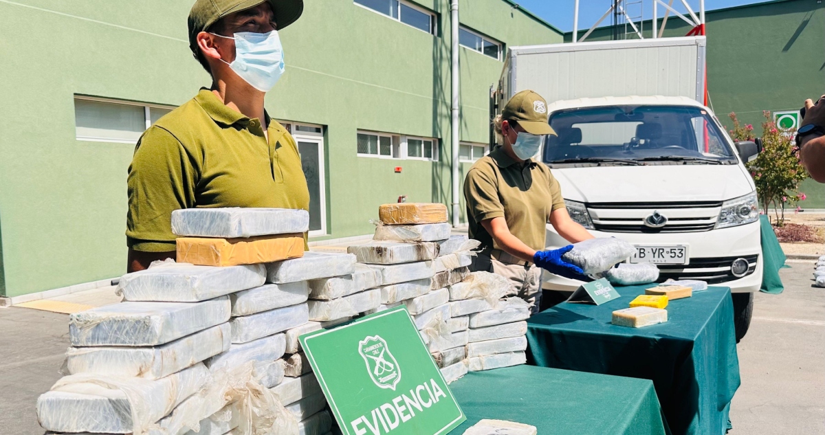 Droga incautada en San Felipe