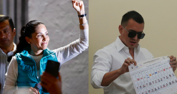 Empate técnico en Ecuador: el correísmo da la sorpresa y habrá segunda vuelta entre González y Noboa