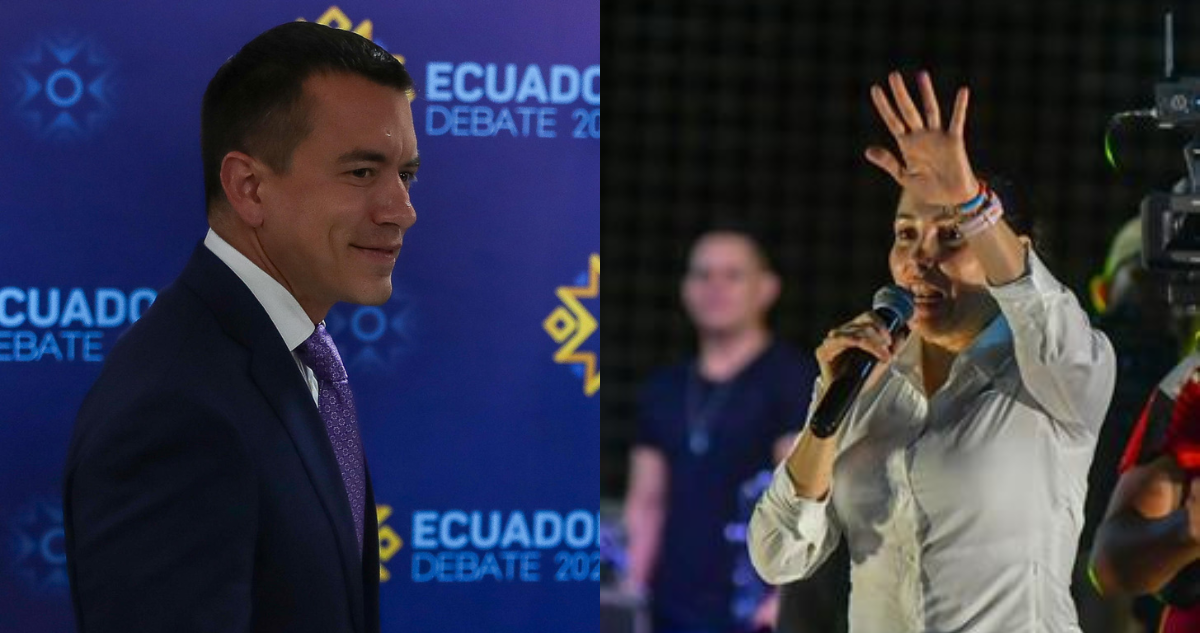 Habría segunda vuelta de elecciones en Ecuador: la correísta González acorta distancia con Noboa