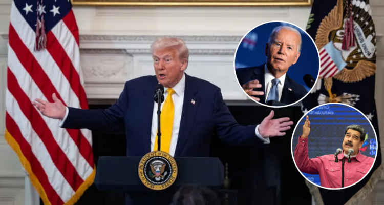 Trump asegura que Maduro estaba listo para irse del poder, pero Biden lo fortaleció