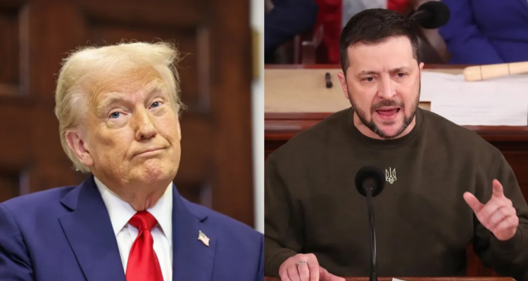 Trump acusa a Ucrania de iniciar la guerra y Zelenski responde: Vive en un espacio de desinformación