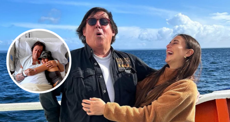 Emeterio Ureta junto a Tita Ureta en referencia a preinfarto