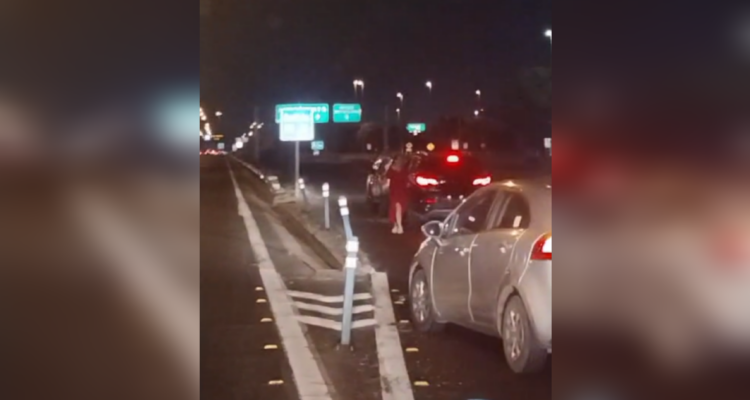 Mujer sufre violenta encerrona saliendo de Vespucio Norte hacia el Aeropuerto de Santiago