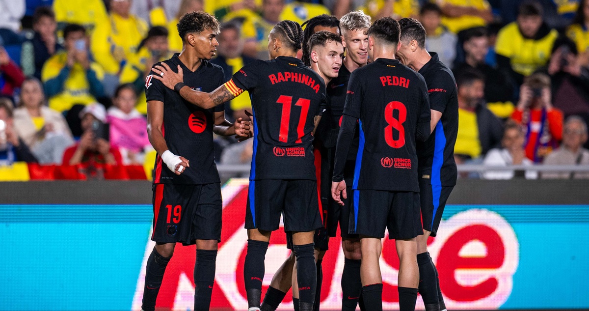 Barcelona sigue líder de La Liga española.
