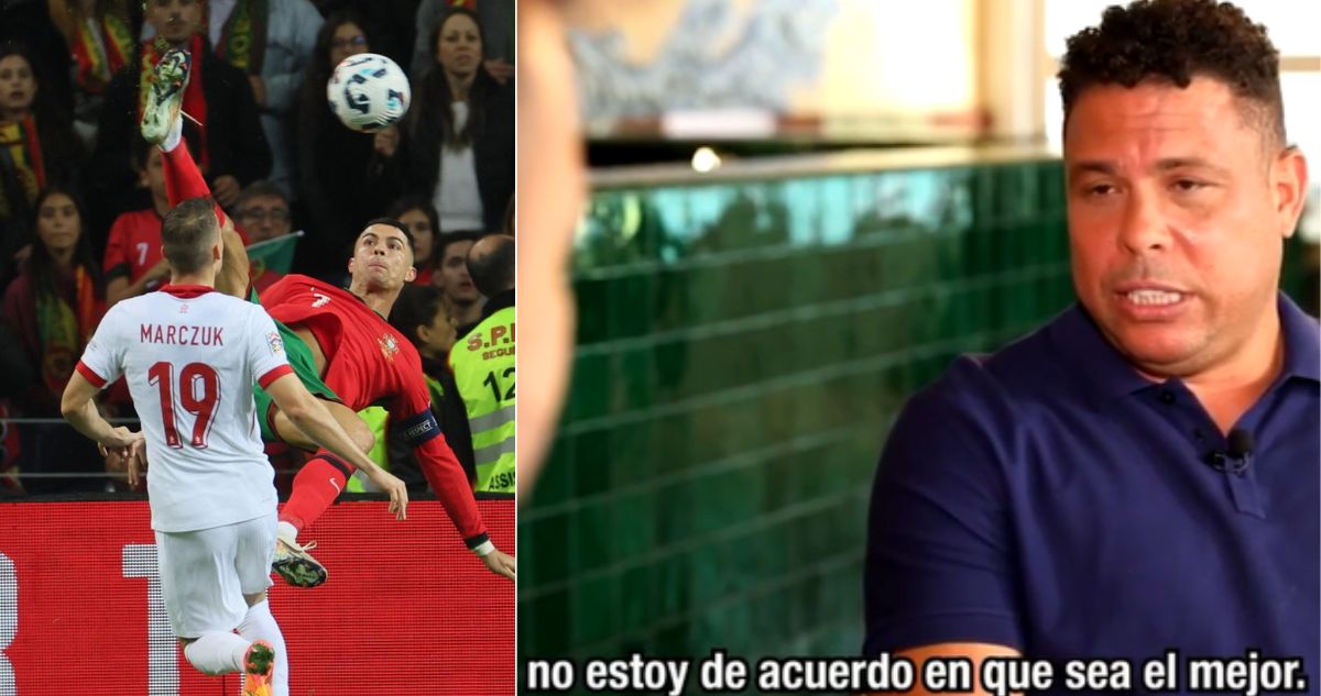 Ronaldo Nazario, el ‘Fenómeno’, respondió a Cristiano por considerarse mejor de la historia