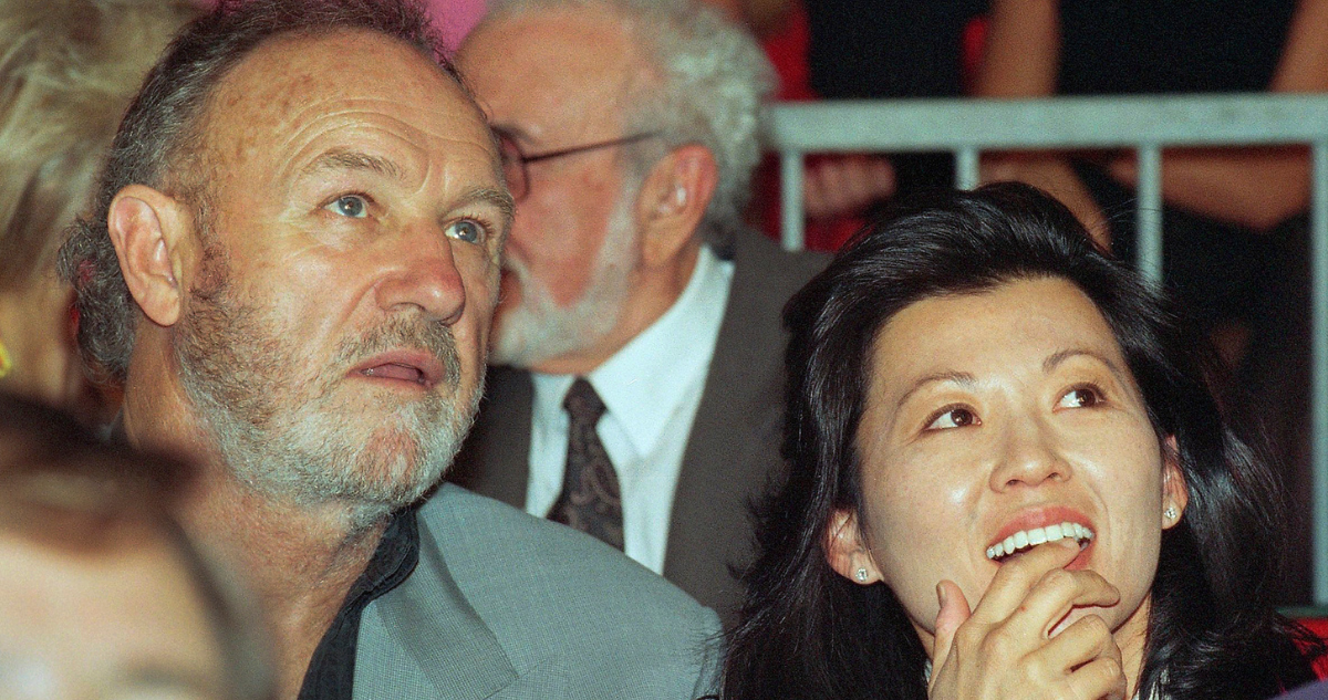 Gene Hackman y su esposa