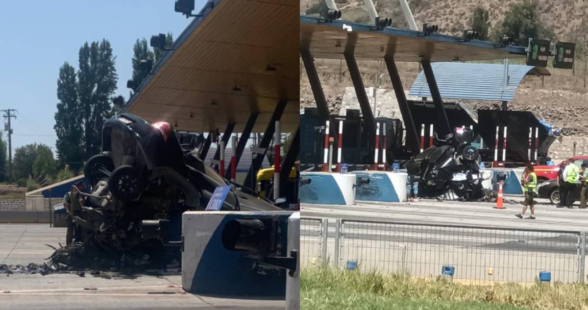 Joven muere tras chocar contra peaje de la carretera Acceso Sur en Buin