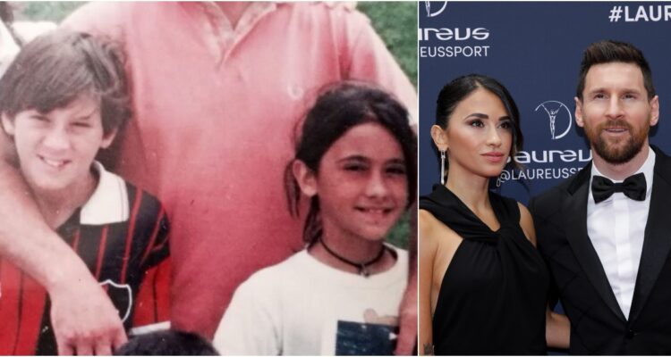 Antonela Roccuzzo y Lionel Messi