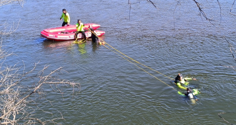 Rescatan cuerpo de hombre que murió ahogado en el río Itata en Portezuelo