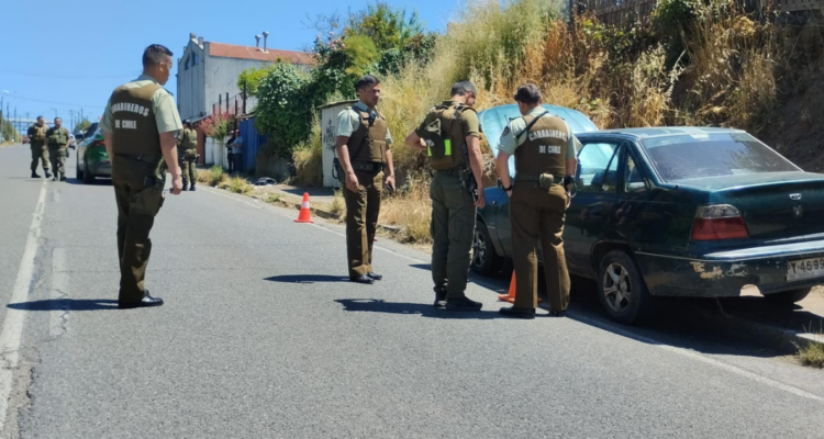 Sitio de homicidio en Lota que derivó en prisión preventiva de acusado