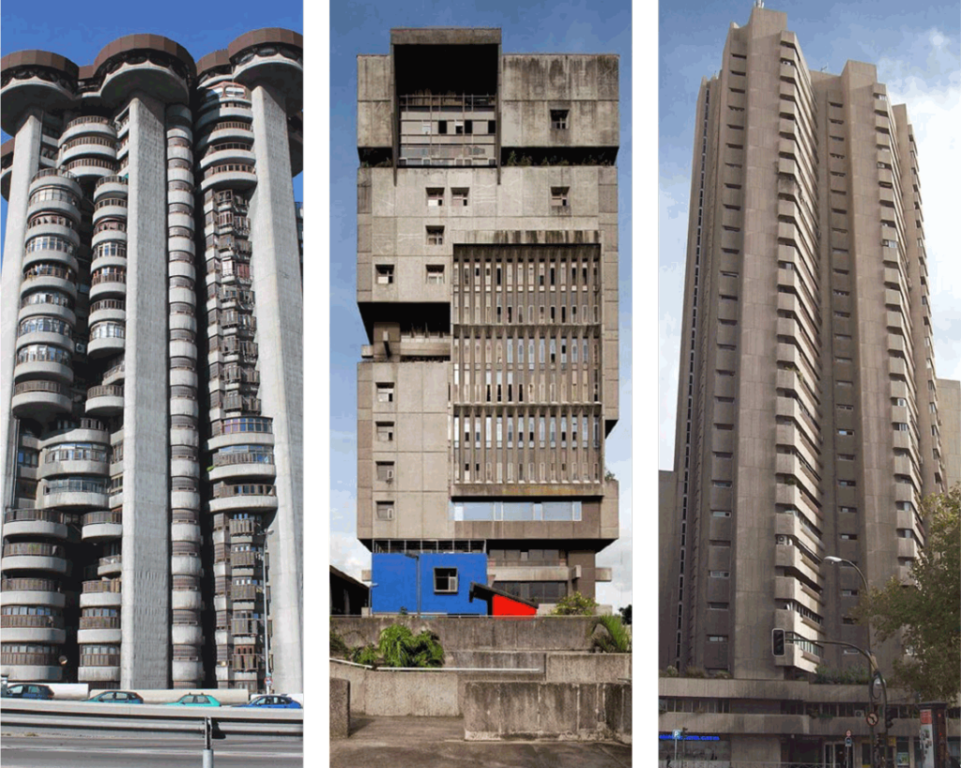 Torres Blancas, Madrid - CCSS, Costa Rica - Torre de Valencia, Madrid