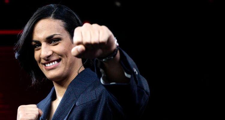 Imane Khelif durante una entrevista en Roma Agencia EFE