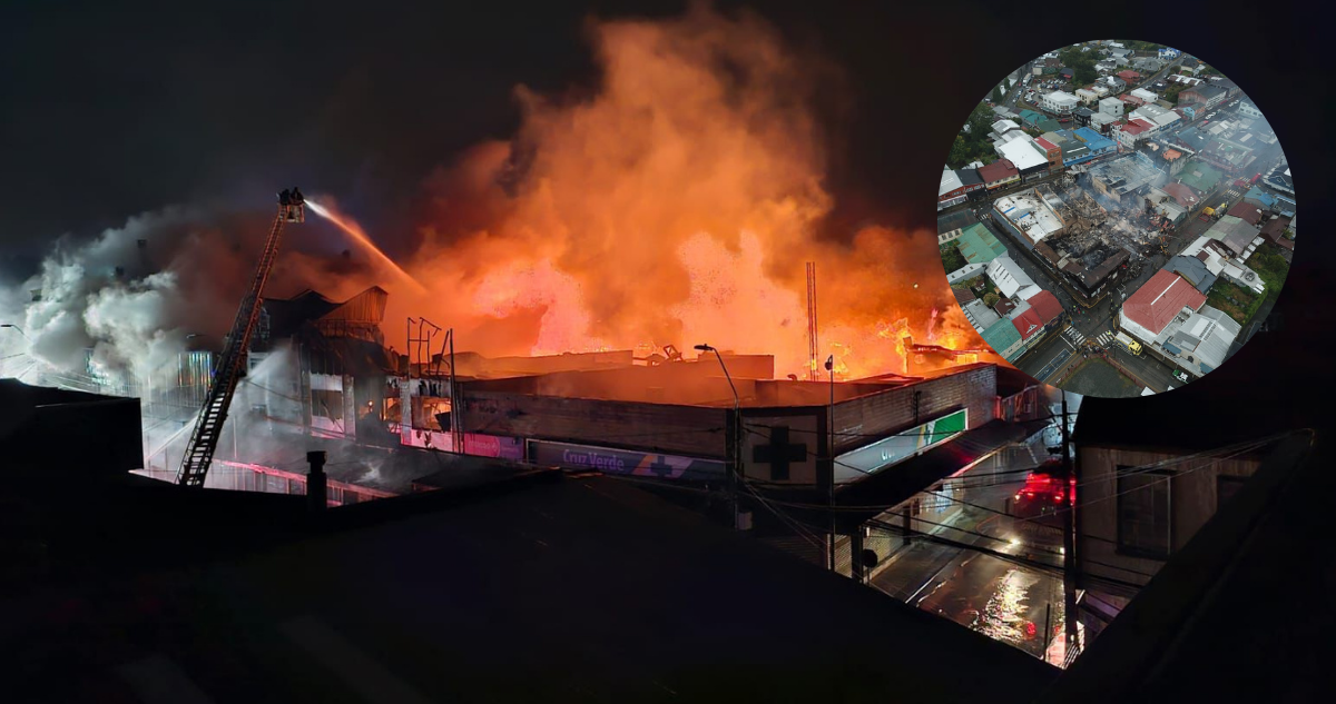 Incendio de centro comercial en Ancud cuya causa se dio a conocer