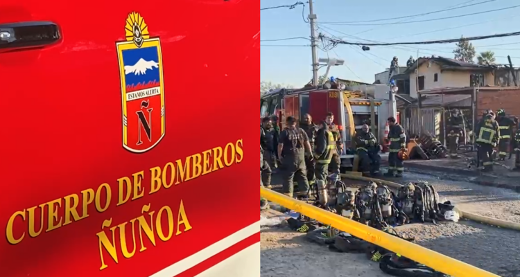 Incendio en La Florida destruye al menos 10 casas y deja 38 personas afectadas