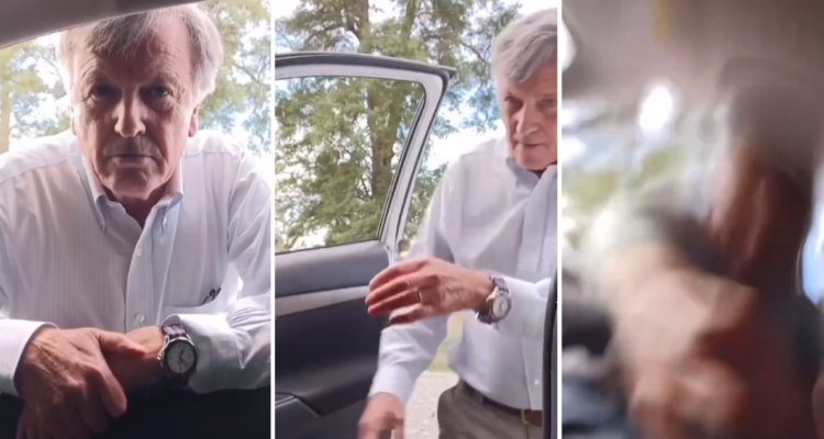 “Te pego, con…”: graban a empresario Cristian Perez de Arce agrediendo a otro hombre en Río Bueno