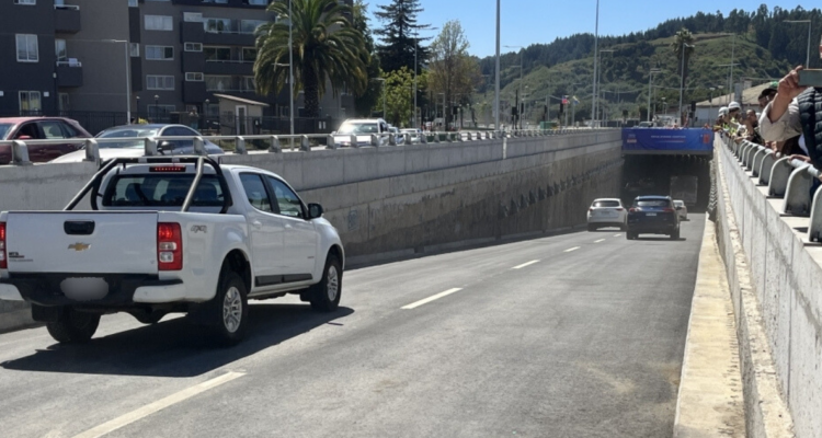 Abren paso nivel Los Carrera tras dos años de trabajos en Concepción