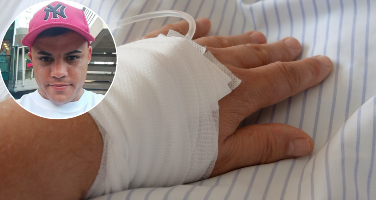 Joven de 24 años sufre ataque con ácido en pleno centro de Valparaíso: está en riesgo vital