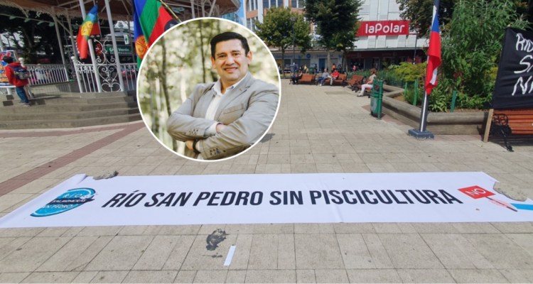 Alcalde de Los Lagos reitera rechazo a instalación de piscicultura en río San Pedro
