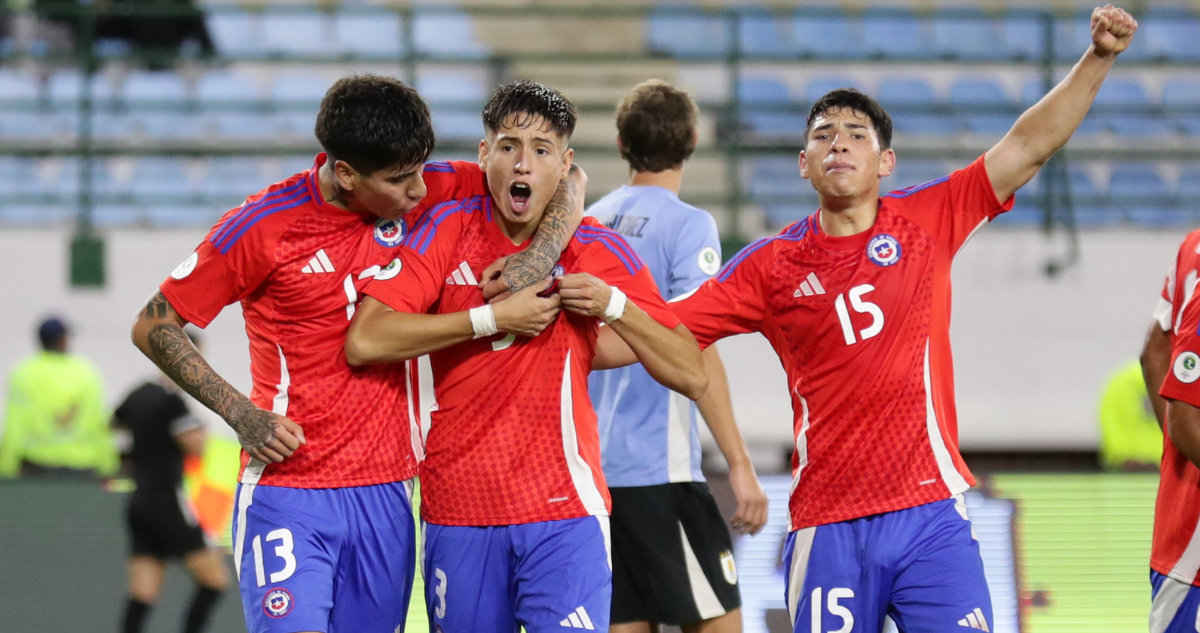Así fue golazo de Román que dio empate a Chile ante Uruguay: postula al mejor del Sudamericano Sub 20