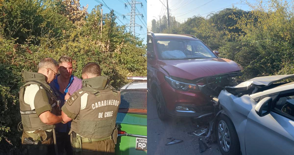 Detienen a Jean Paul Pineda tras protagonizar choque en La Pintana