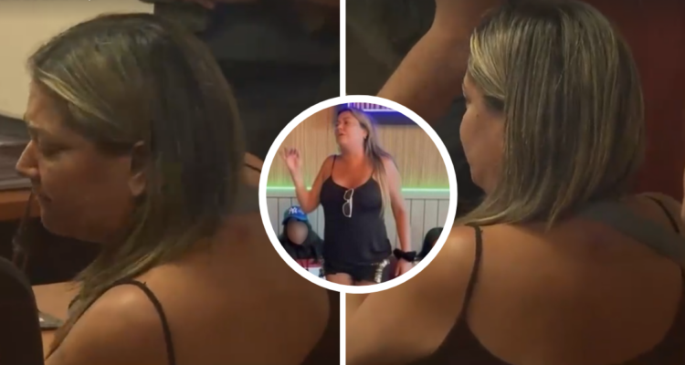 Jueza llama la atención a Denisse Campos en audiencia tras detención por agredir a personal de un bar