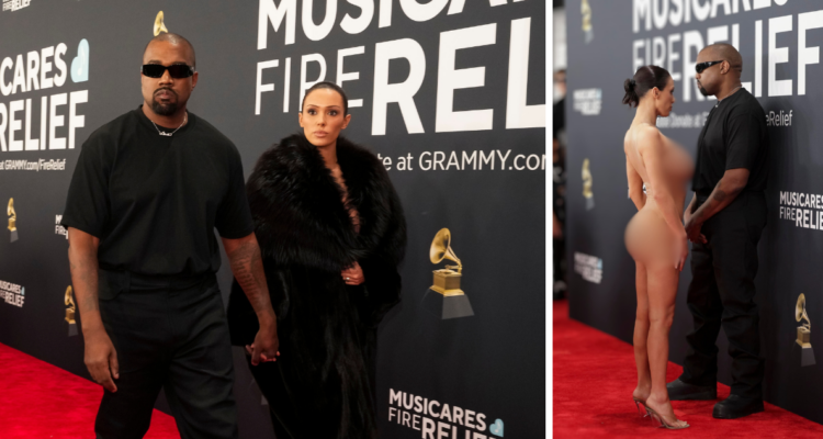 Kanye West y Bianca Censori fueron “escoltados” de los Premios Grammy 2025: ¿No fueron invitados?