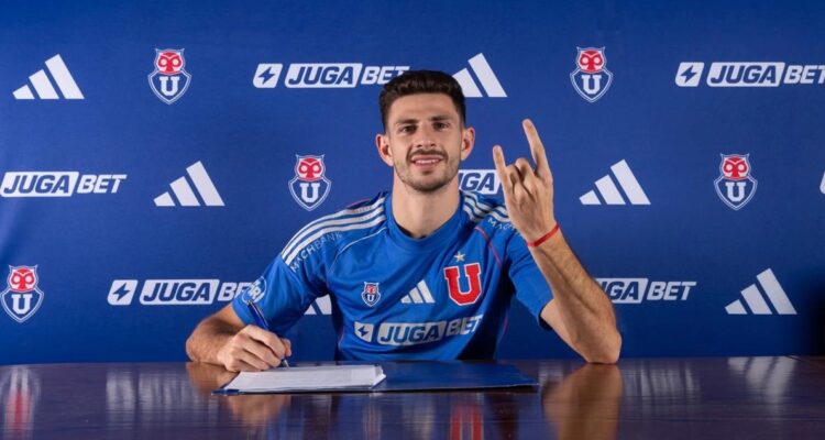 La U presentó al delantero Lucas Di Yorio.