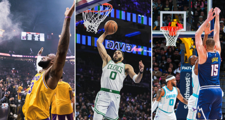 LeBron comanda a los Lakers con 40 puntos, Celtics sigue imbatibles y Jokic guía a los Nuggets en la NBA.