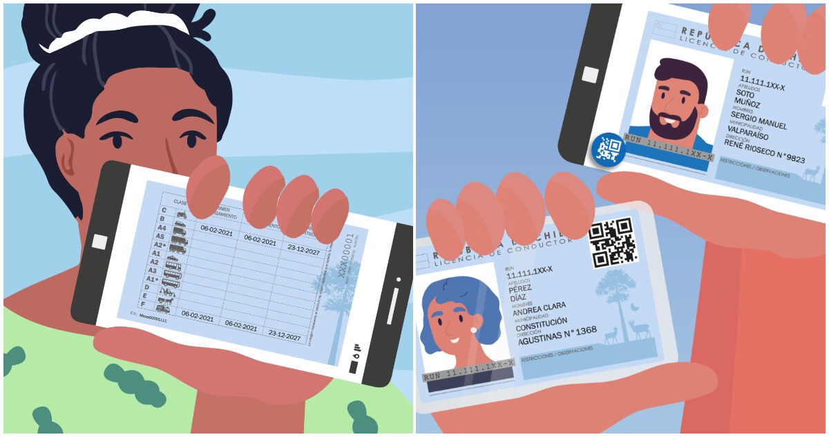 En qué regiones es válida o se puede usar la licencia de condicir digital y cuándo y cómo descargarla según el calendario.