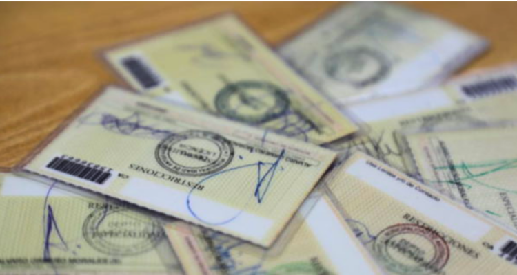 documentos licencia de conducir