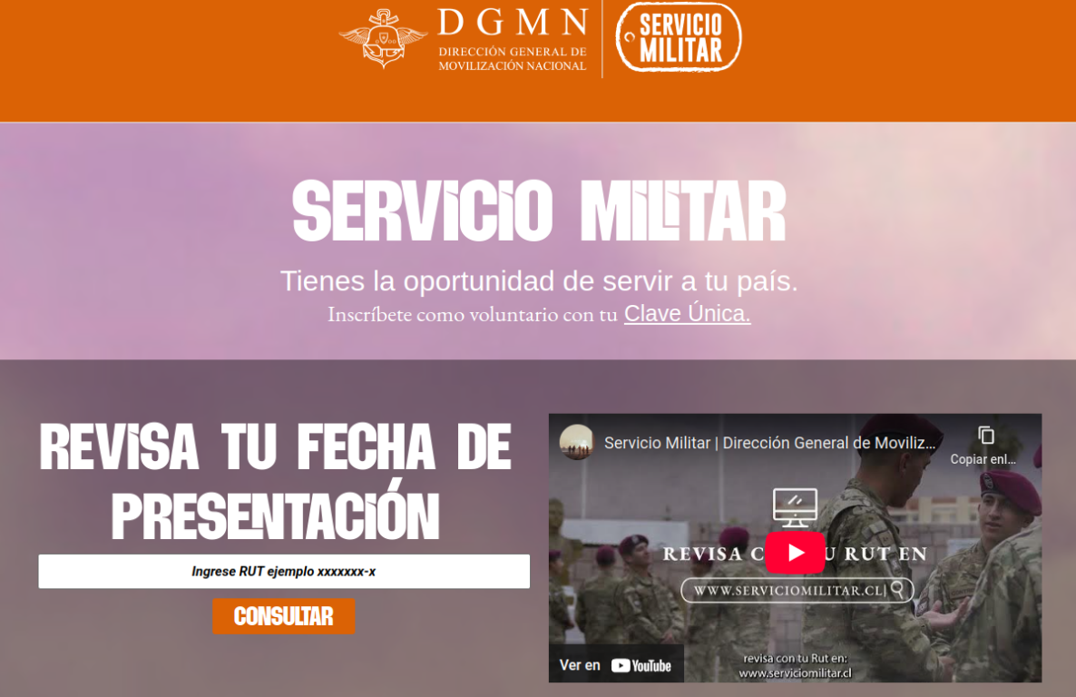 Revisa aquí solo con tu rut si te corresponde o fuiste llamado en la lista para hacer el Servicio Militar 2025.