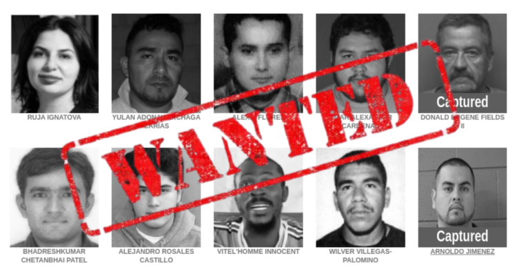 Los 10 más buscados del FBI