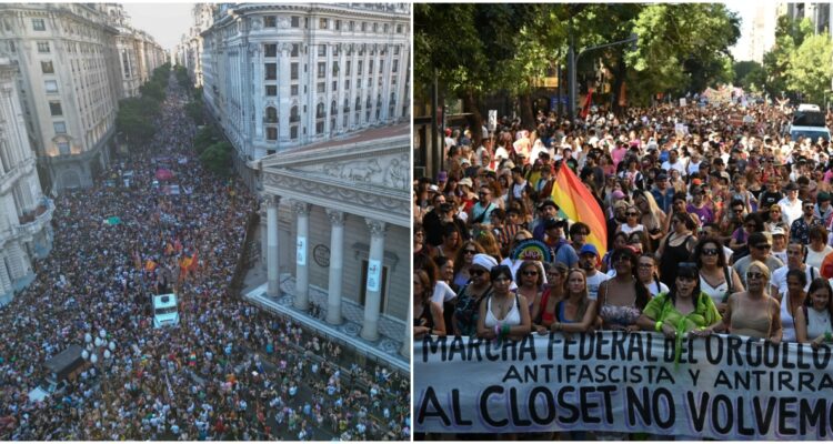 Masivas marchas contra Milei en Argentina: lo acusan de vincular ideología de género con pedofilia