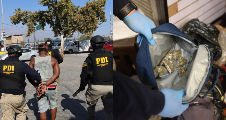 Masivo operativo de la PDI en Persa Biobío y Barrio Franklin deja al menos 20 detenidos