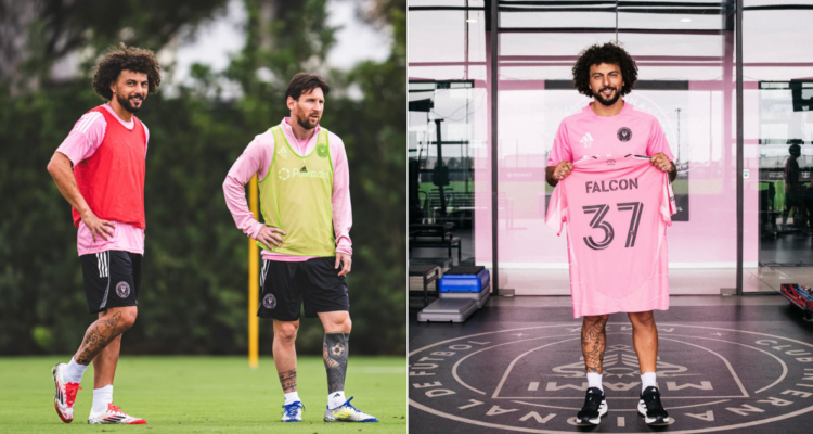 Inter de Miami oficializa la llegada y dorsal de Maximiliano Falcón en compañía de Lionel Messi.