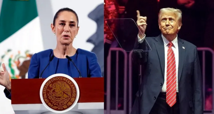 Claudia Sheinbaum y Donald Trump