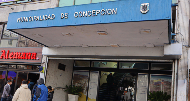 Frontis de municipio de Concepción por gastos de programa de la Subsecretaría de Prevención del Delito