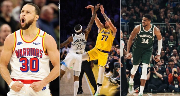La noche de cracks en la NBA: lucieron Curry, Lebron, Doncic, Giannis y Jokic