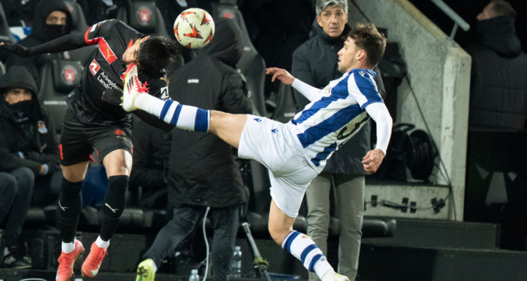 Darío Osorio y el Midtjylland caen ante Real Sociedad en ida de los 16avos de final de Europa League
