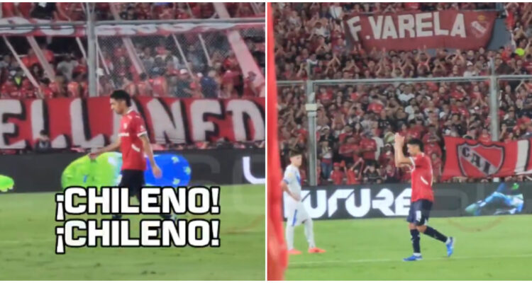 ovación a Luciano Cabral en triunfo de Independiente