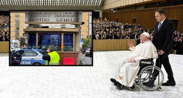 Papa Francisco es ingresado por cuarta vez al hospital Gemelli por una bronquitis