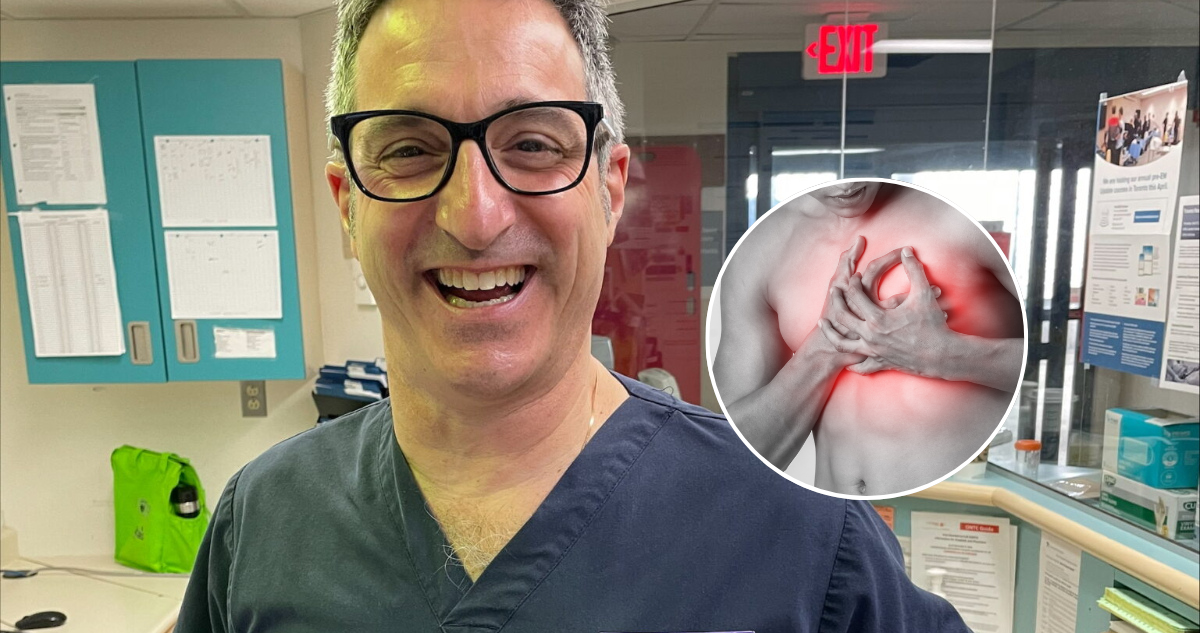 Médico que descubrió que tenía un ataque cardíaco