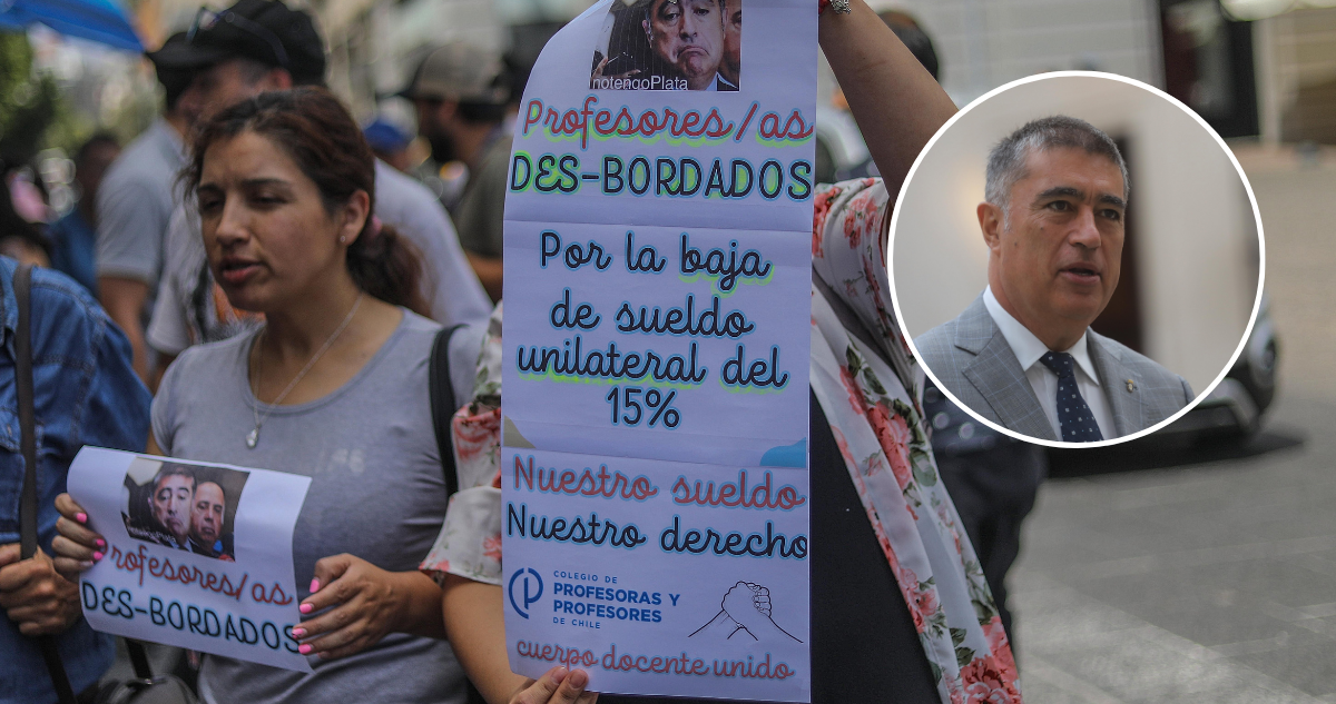 “El municipio hoy no tiene dinero”: La respuesta de Desbordes a protestas de profesores de Santiago