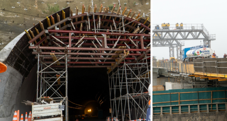 Conexión de nuevo Puente Ferroviario con túnel en Cerro Chepe